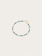 Emerald Pearl Beaded Necklace