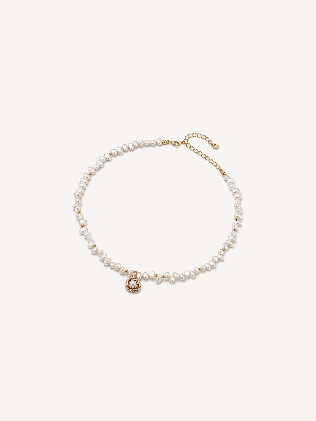 Pearl Bloom Charm Necklace