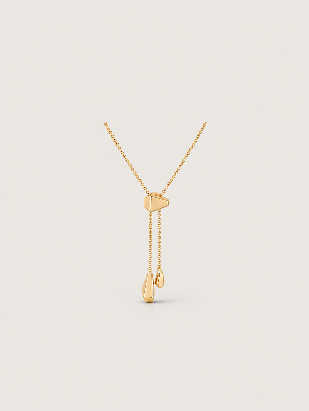 Geometric Drop Necklace