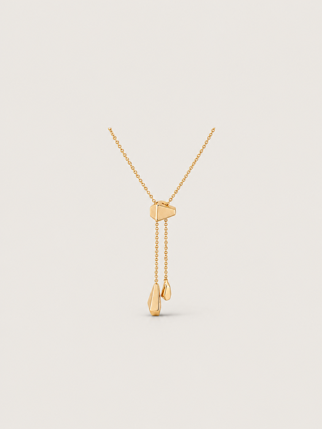 Geometric Drop Necklace