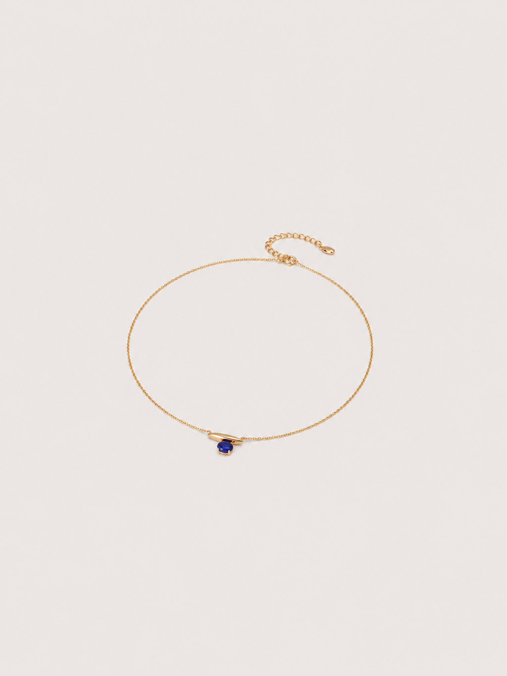 Azure Bar Pendant Necklace
