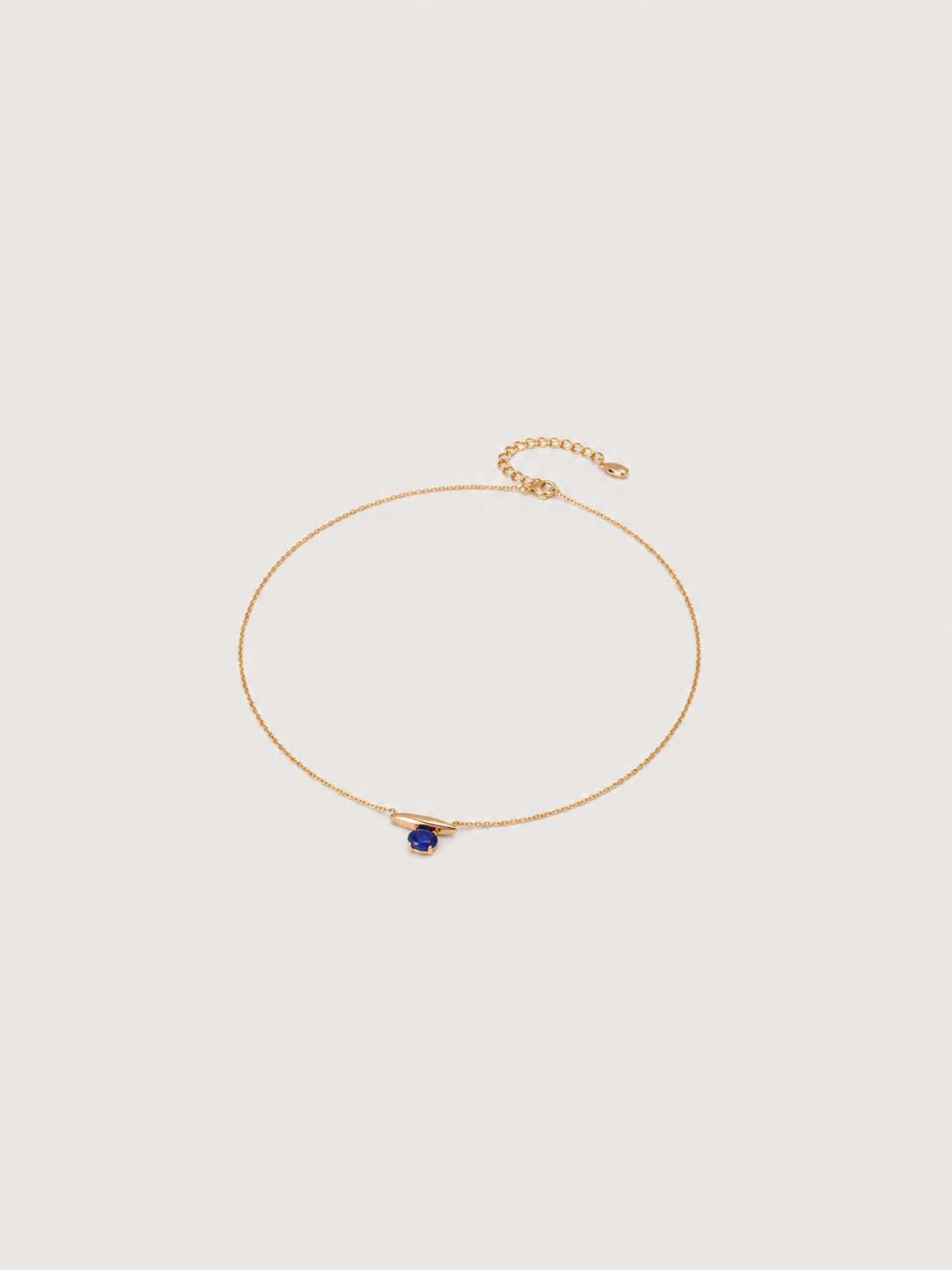 Azure Bar Pendant Necklace