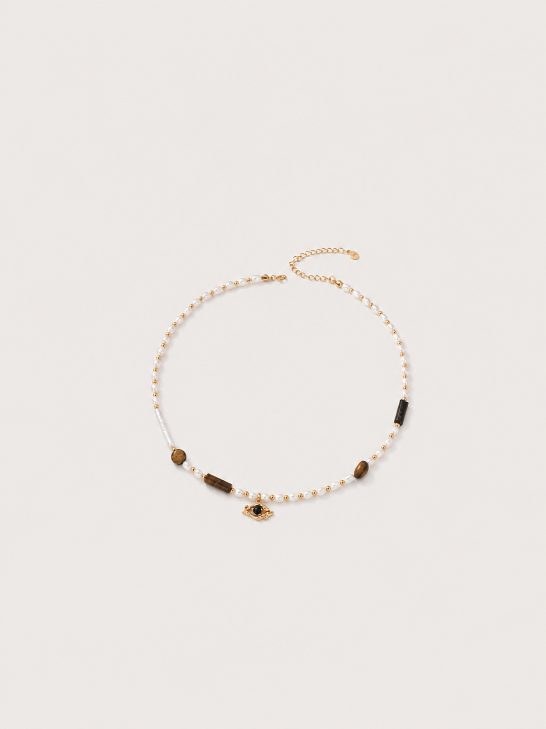 Noir Eye Pearl Necklace