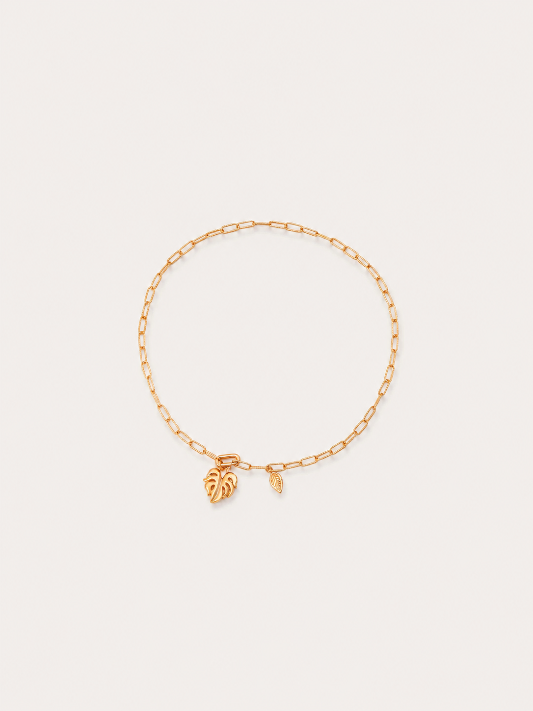 Monstera Charm Necklace