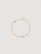 Pearl Noir Station Necklace