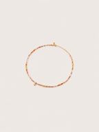 Coral Dune Beaded Necklace