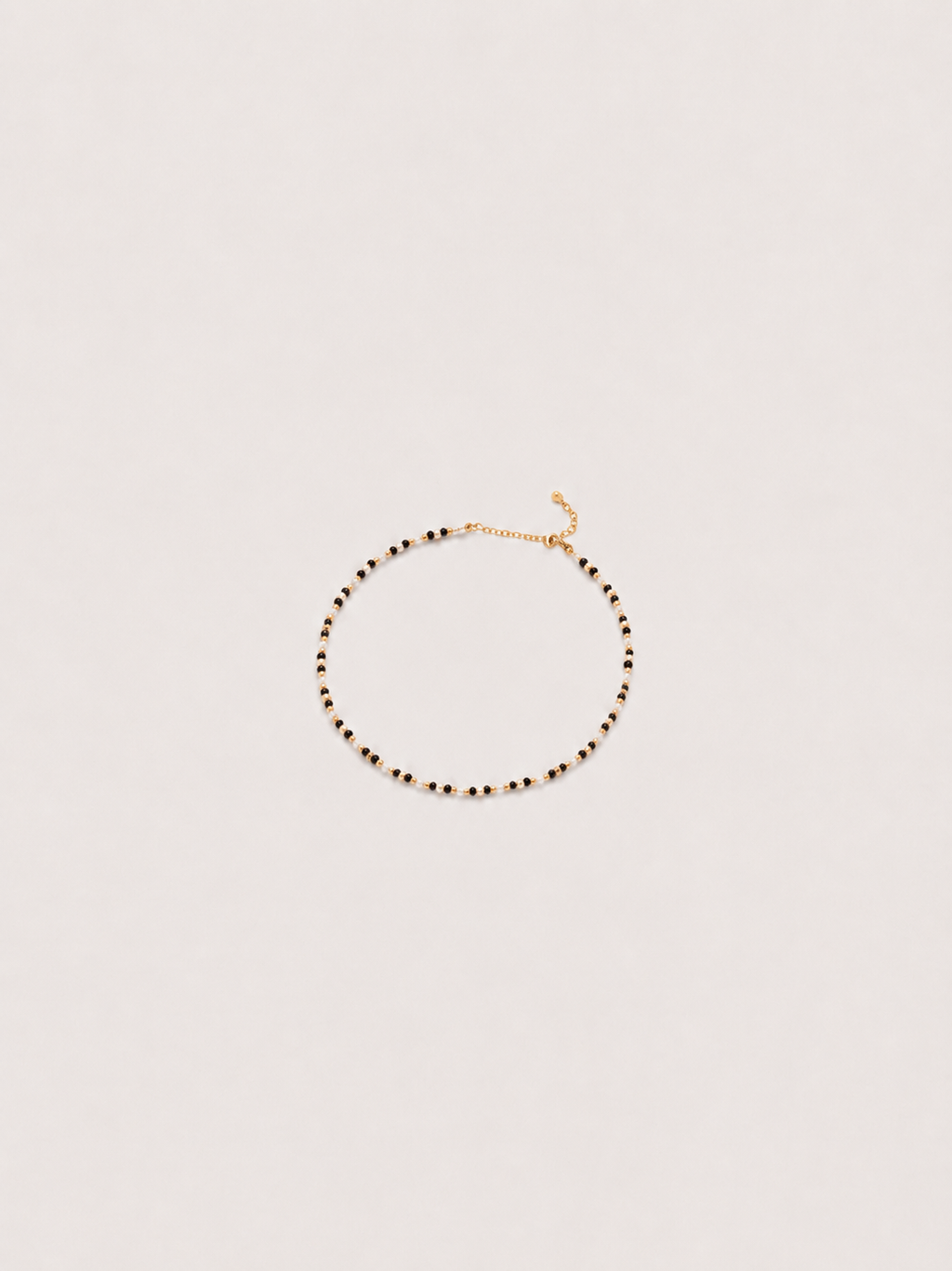 Noir Beaded Necklace