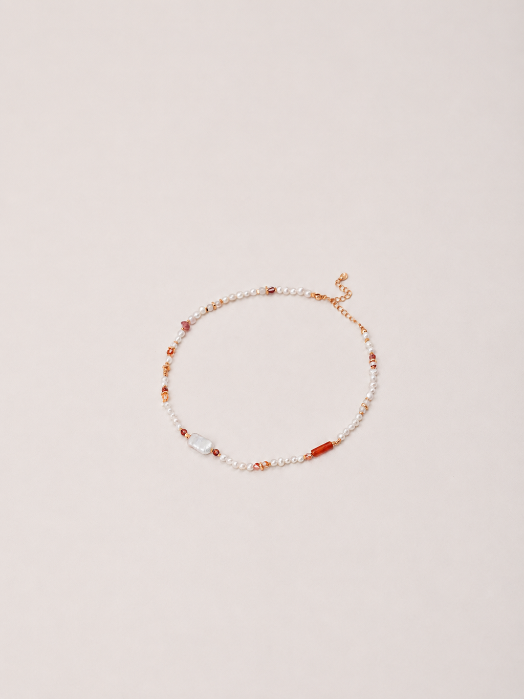 Sienna Pearl Beaded Necklace