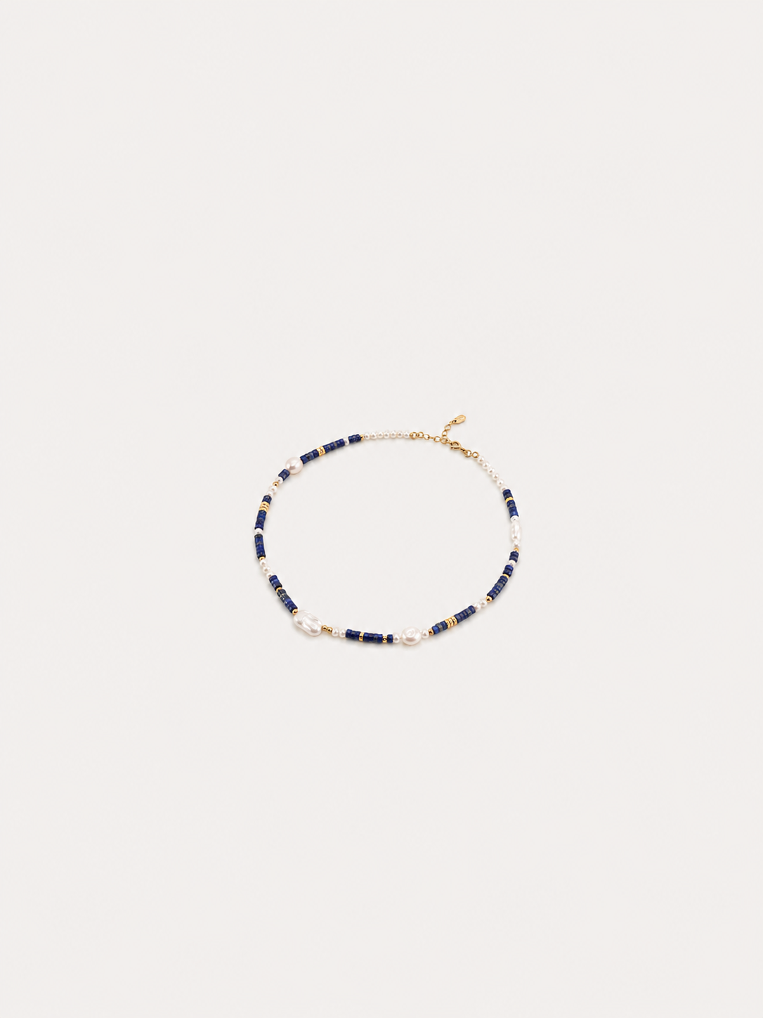 Azure Pearl Beaded Necklace Main image