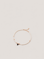 Noir Heart Pearl Necklace