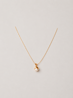 Pearl Curve Pendant Necklace