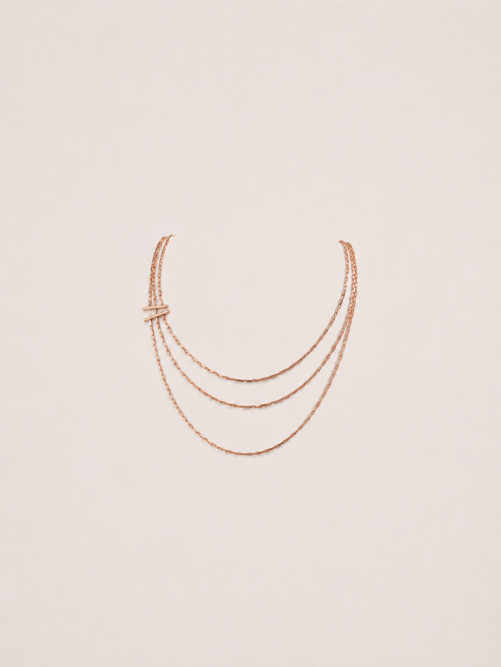 Triple Arc Layered Necklace