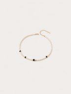 Noir Pearl Beaded Necklace
