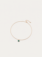 Verde Oval Pendant Necklace