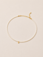 Nacre Droplet Pearl Necklace