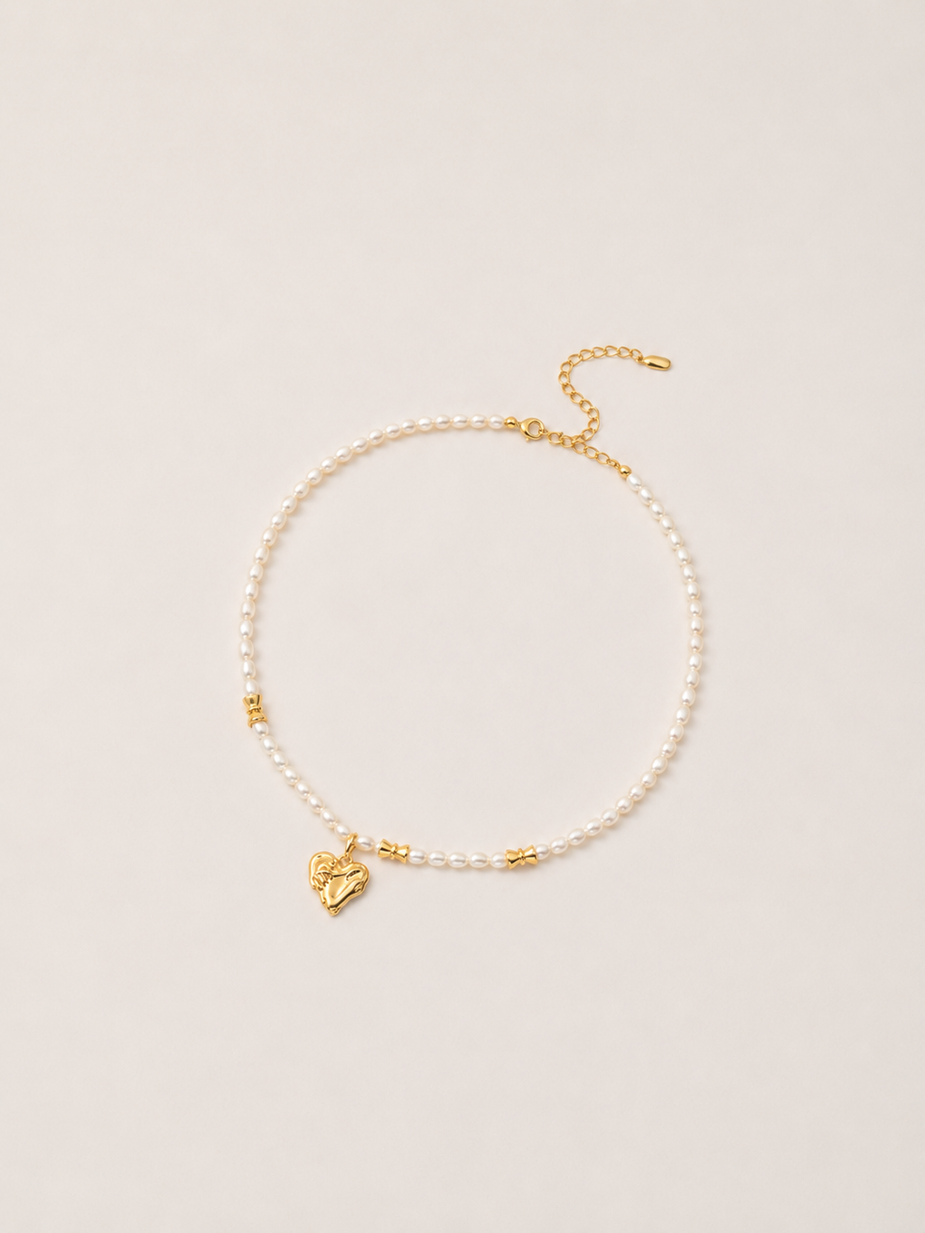 Coeur Pearl Charm Necklace