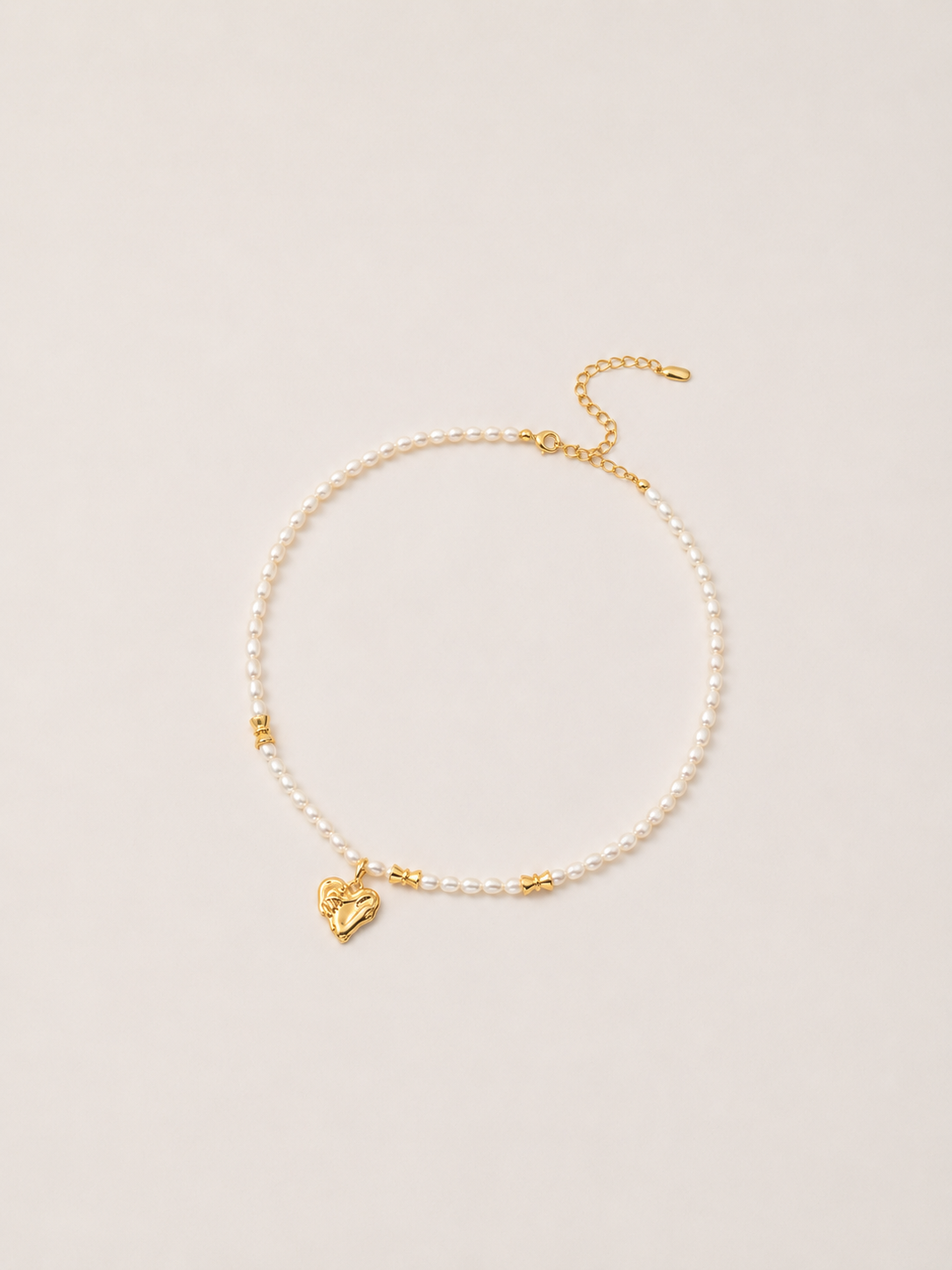 Coeur Pearl Charm Necklace