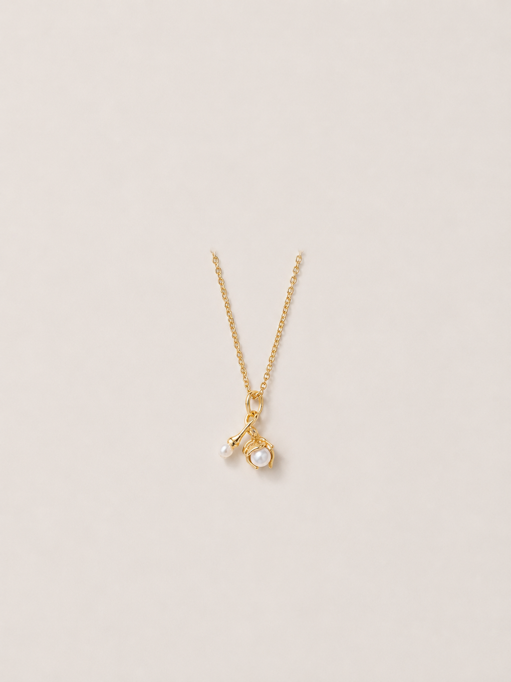 Nacre Bloom Pearl Necklace