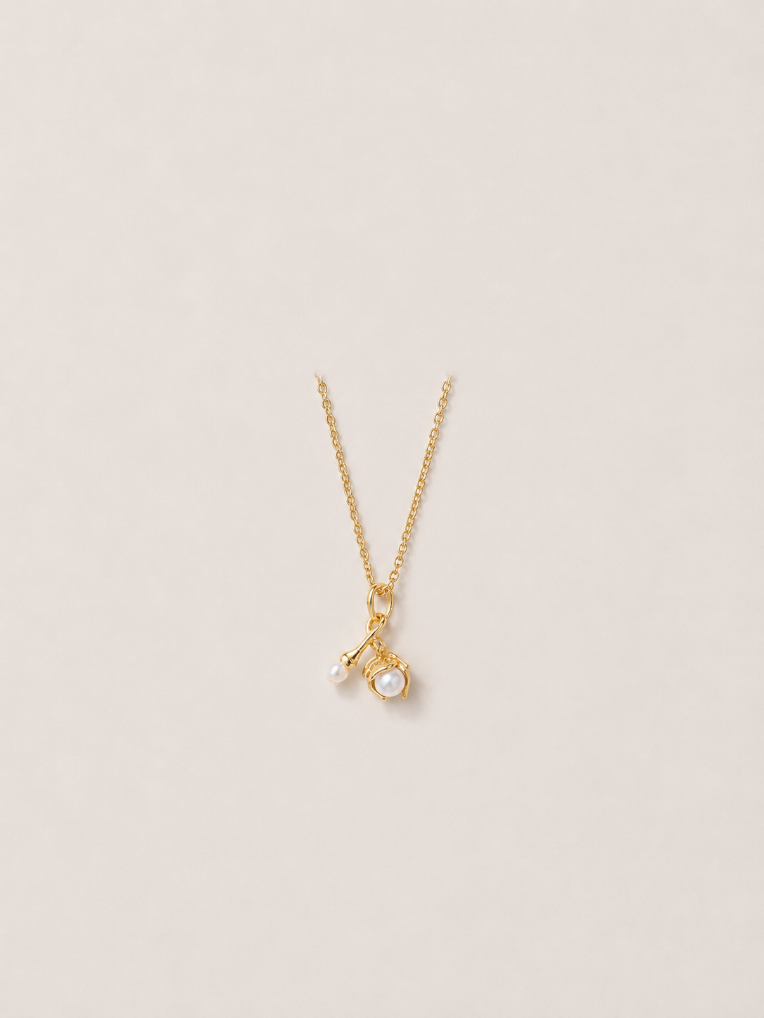 Nacre Bloom Pearl Necklace