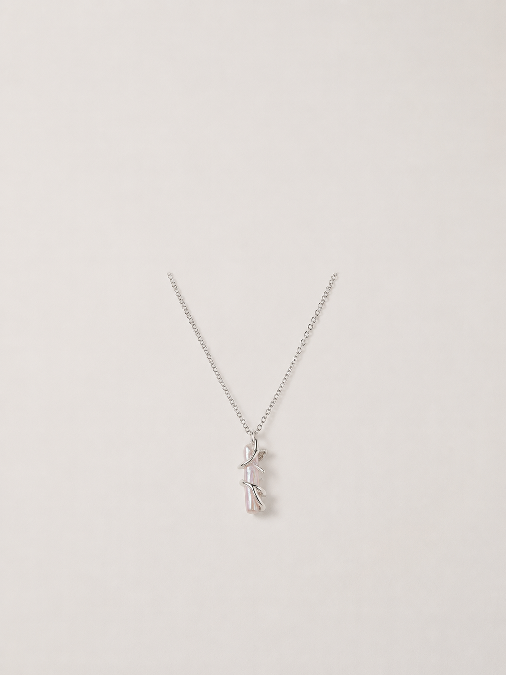 Nacre Vine Pendant Necklace
