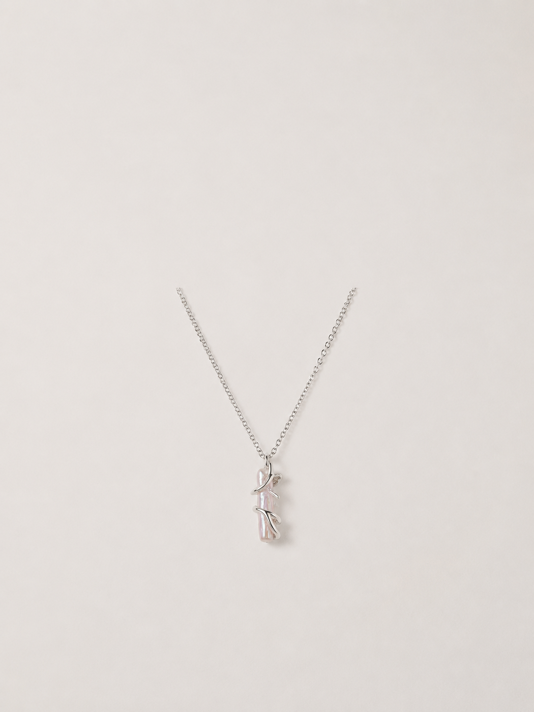 Nacre Vine Pendant Necklace