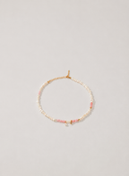 Rosé Pearl Beaded Necklace