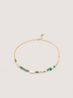 Verde Pearl Chain Necklace