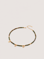 Verde Charm Beaded Necklace