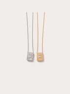 Solara Square Crystal Necklace