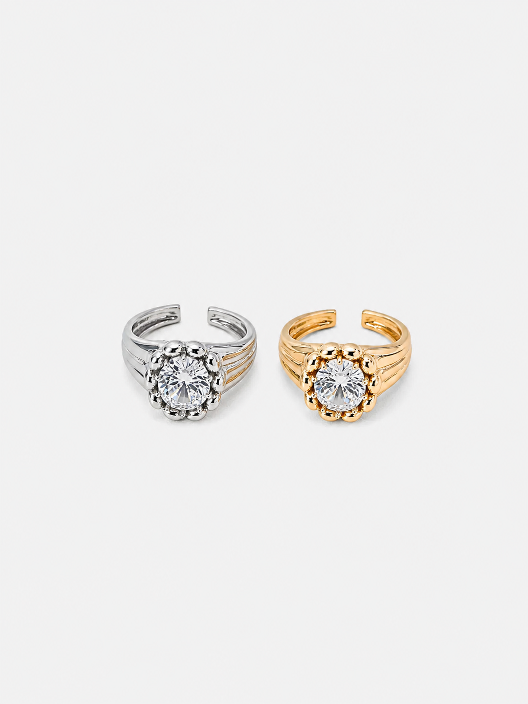 Celeste Halo Open Ring