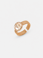 Roma Coin Cuff Ring