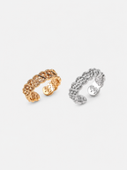 Fleur Braid Open Ring