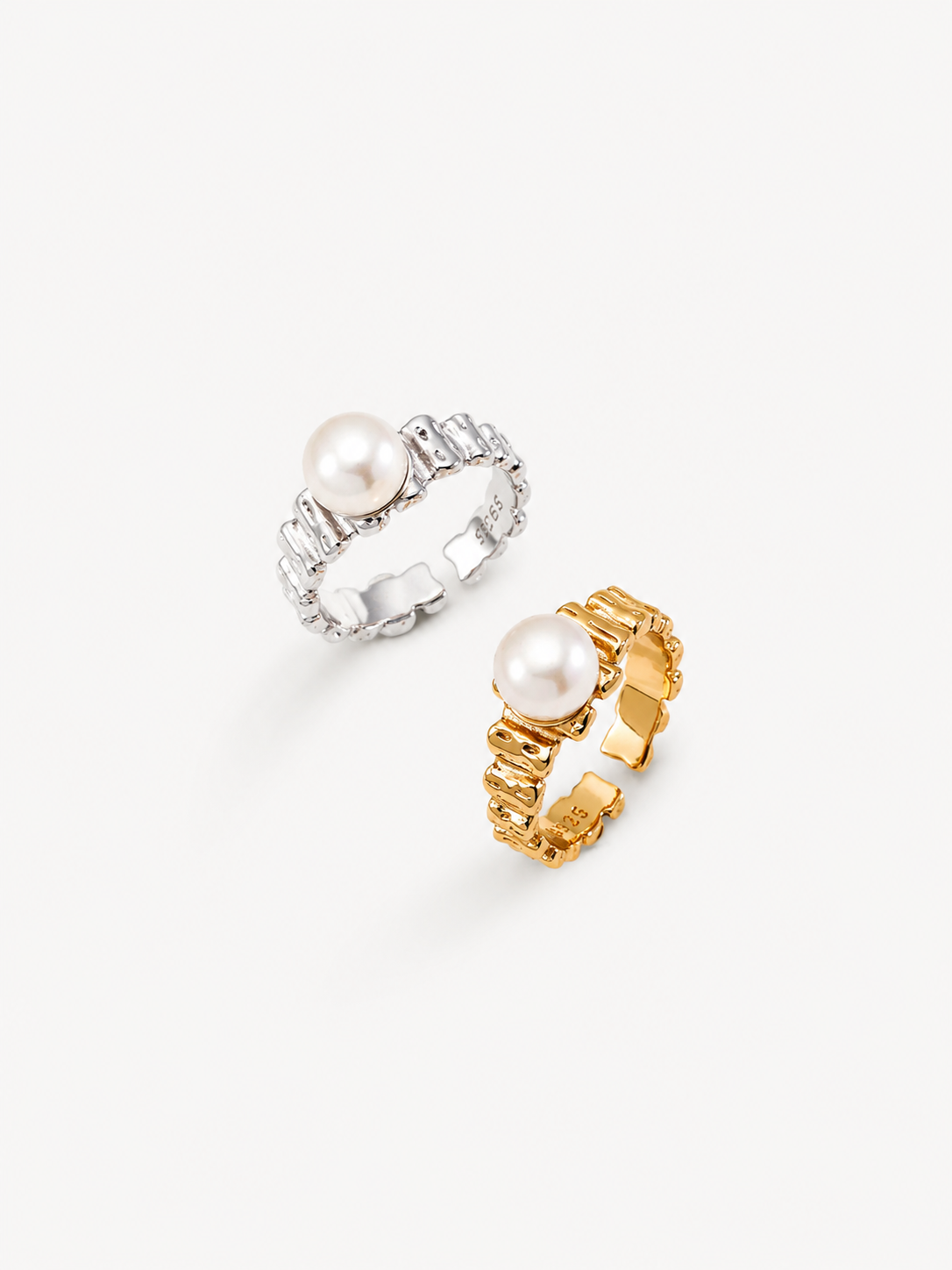 Elara Pearl Open Ring Main image
