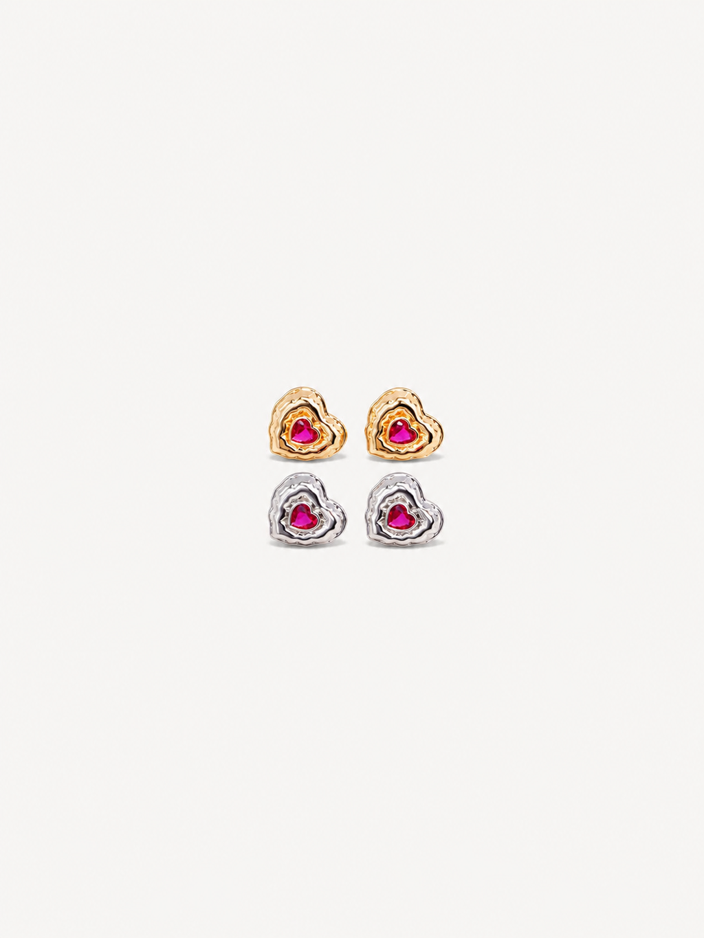 Amour Ruby Stud Earrings