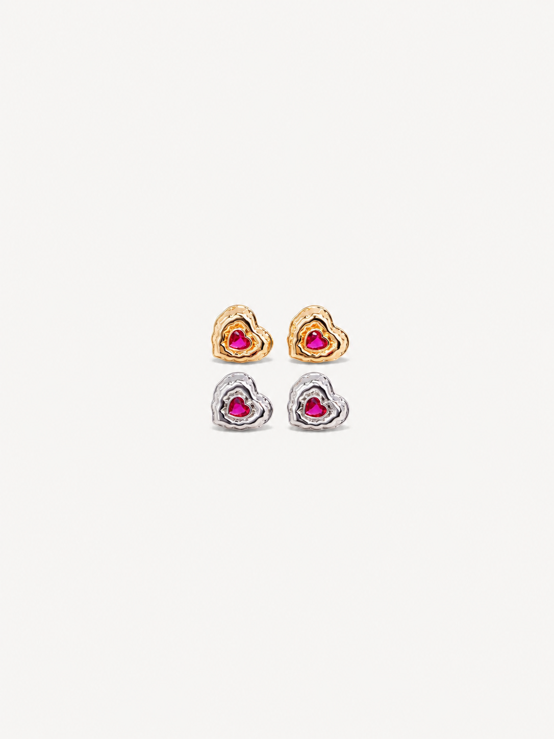 Amour Ruby Stud Earrings