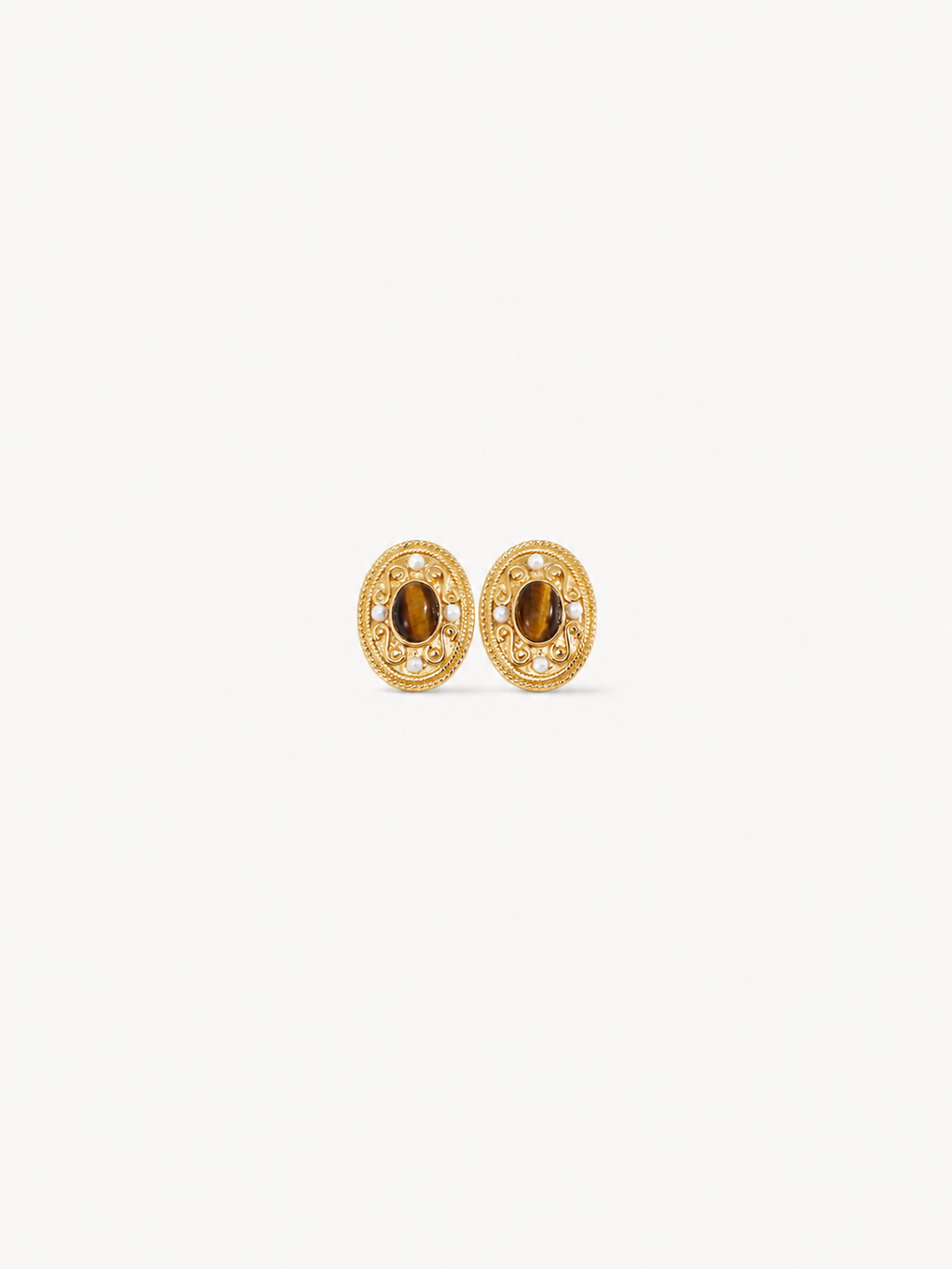 Sienna Pearl Stud Earrings