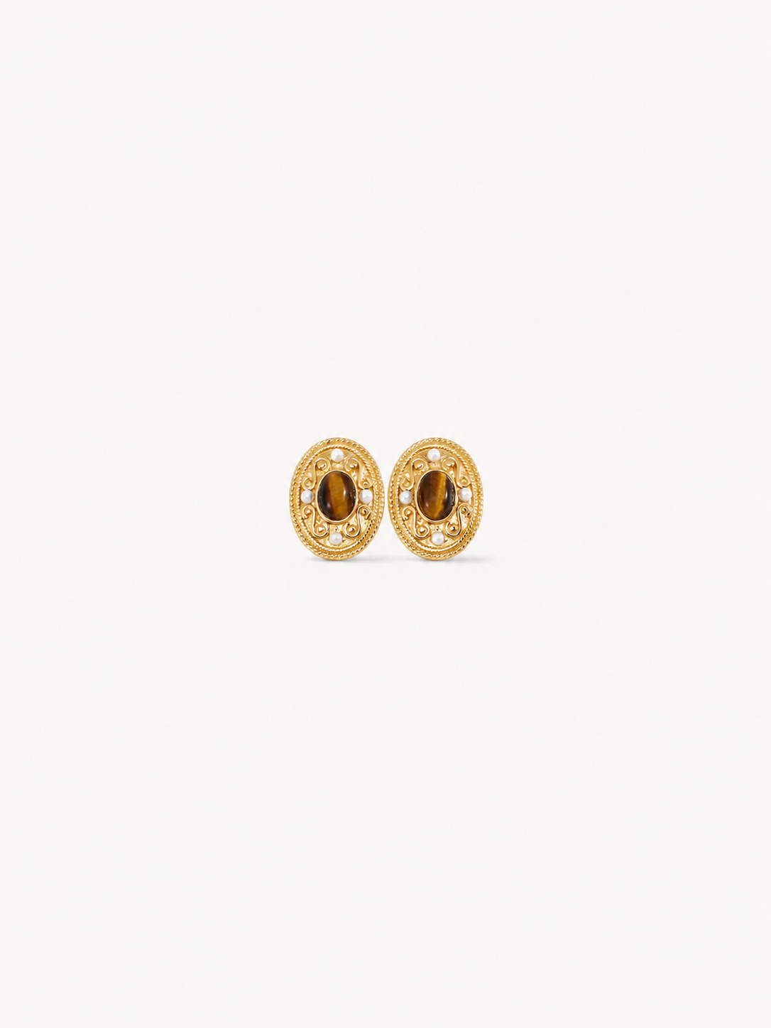 Sienna Pearl Stud Earrings