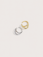 Linea Double Hoop Earrings