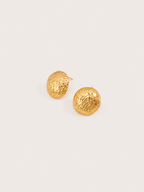 Aure Hammered Stud Earrings