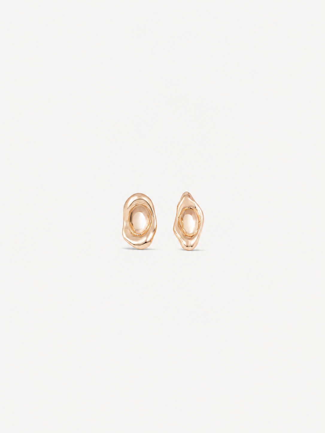 Mira Oval Stud Earrings