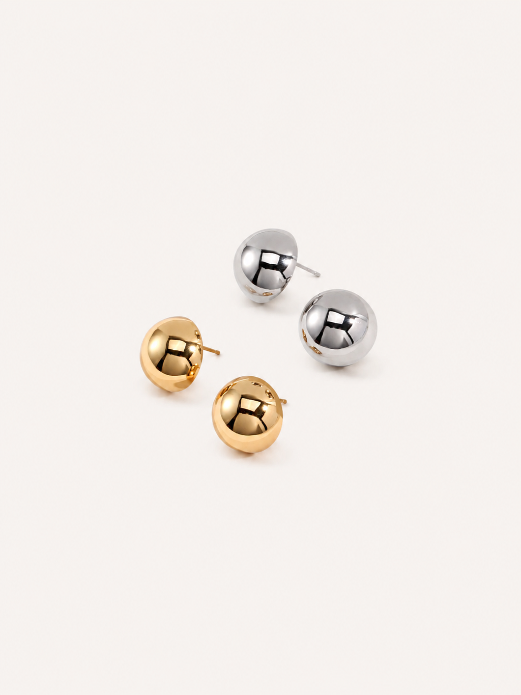 Dôme Ball Stud Earrings