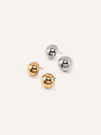 Dôme Ball Stud Earrings