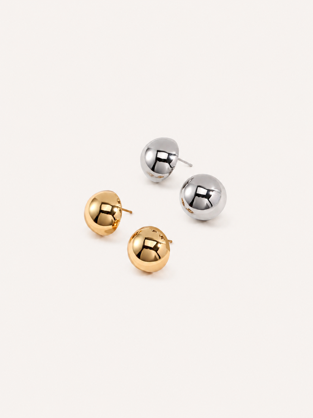 Dôme Ball Stud Earrings