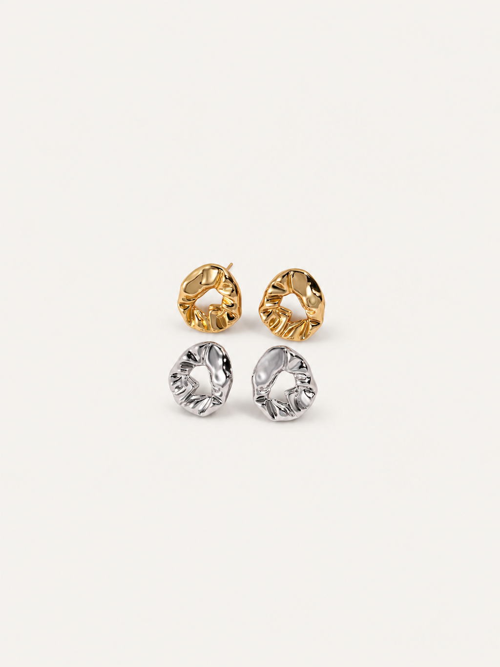 Mira Sculpt Stud Earrings