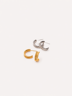 Lumi Ribbed Hoop Earrings
