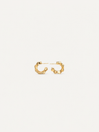 Mira Molten Hoop Earrings