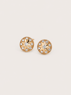 Soleil Pavé Stud Earrings