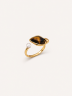 Sienna Pearl Open Ring