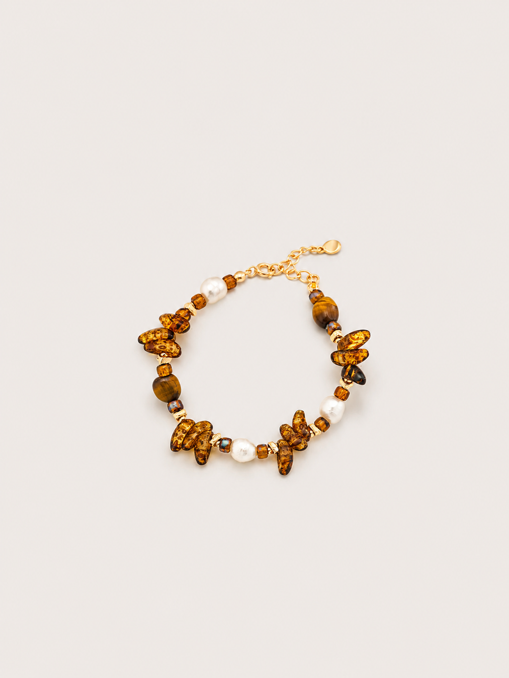 Amber Coast Beaded Bracelet