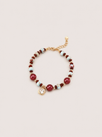 Carmine Coast Beaded Bracelet